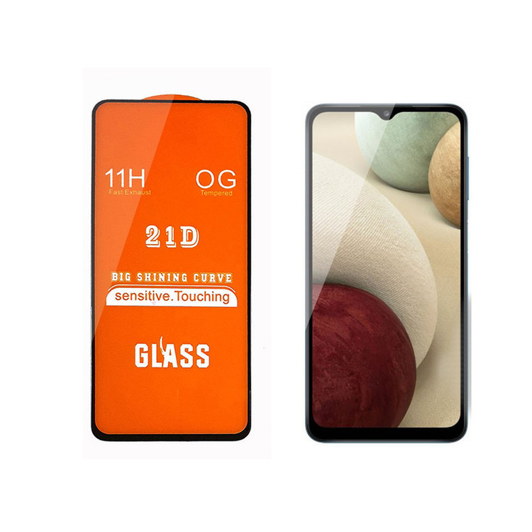 محافظ صفحه نمایش و پشت گوشی مدل FL21 BP 01pl مناسب برای گوشی موبایل سامسونگ Galaxy A12 به همراه محافظ لنز