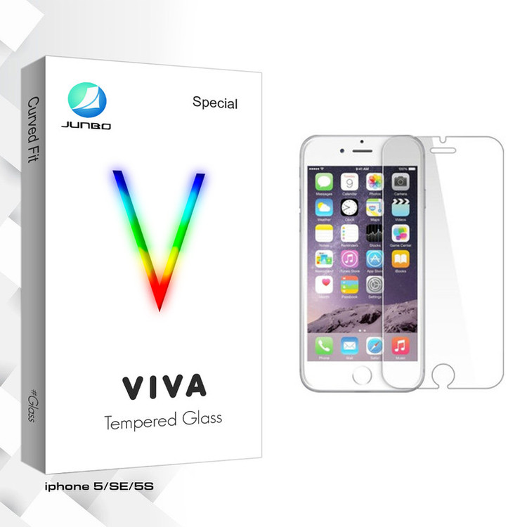 محافظ صفحه نمایش جانبو مدل Viva Glass مناسب برای گوشی موبایل اپل iphone 5/SE/5S