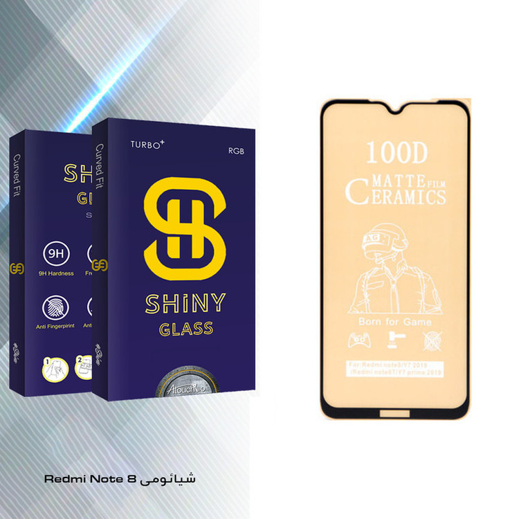 محاظ صفحه نمایش مات آتوچبو مدل Shiny Glass مناسب برای گوشی موبایل شیائومی Redmi Note 8