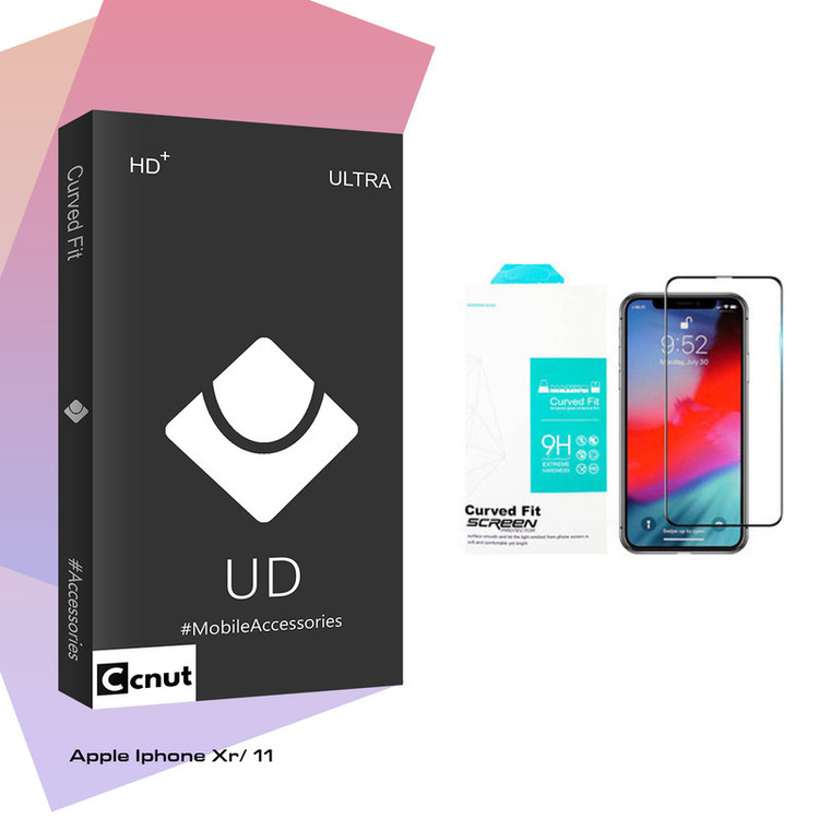 محافظ صفحه نمایش کوکونات مدل UD Black مناسب برای گوشی موبایل اپل Iphone Xr/ 11