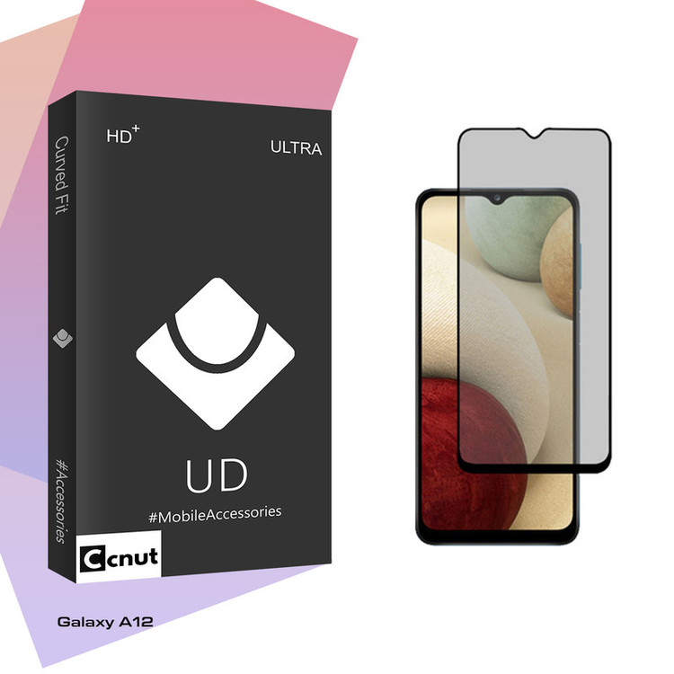 محافظ صفحه نمایش سرامیکی حریم شخصی کوکونات مدل UDB Ultra مناسب برای گوشی موبایل سامسونگ Galaxy A12