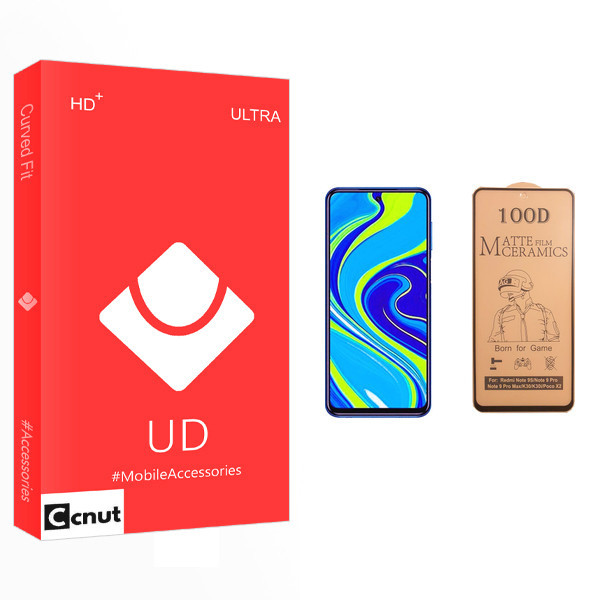 محافظ صفحه نمایش سرامیکی کوکونات مدل UD Glass مناسب برای گوشی موبایل شیائومی Redmi Note 9s