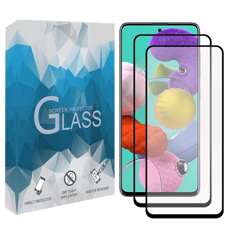 محافظ صفحه نمایش مدل FMATP مناسب برای گوشی موبایل سامسونگ Galaxy A51 مجموعه دو عددی