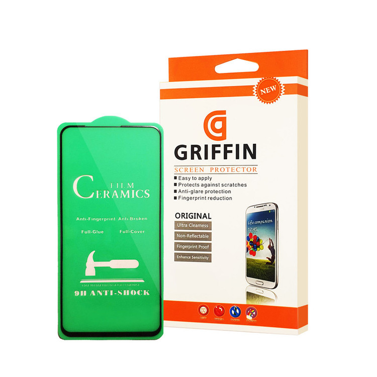 محافظ صفحه نمایش سرامیکی گریفین مدل FLCRG GN pl مناسب برای گوشی موبایل سامسونگ Galaxy S21 FE
