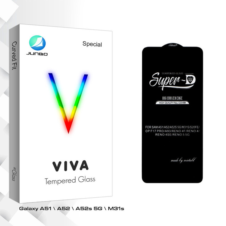 محافظ صفحه نمایش جانبو مدل Super-D مناسب برای گوشی موبایل سامسونگ Galaxy A51 / A52 / A52s 5G / M31s