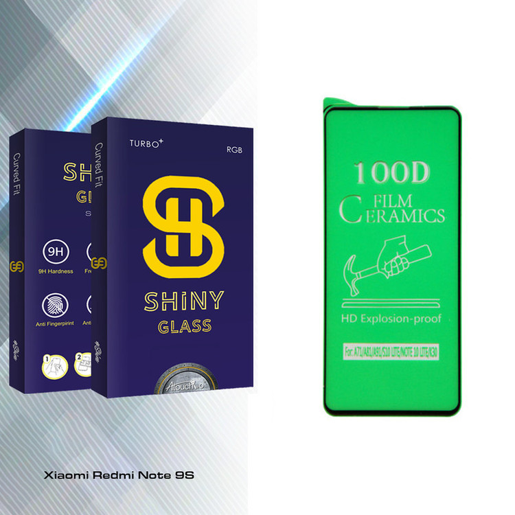 محافظ صفحه نمایش آتوچبو مدل Shiny Glass مناسب برای گوشی موبایل شیائومی Redmi Note 9S