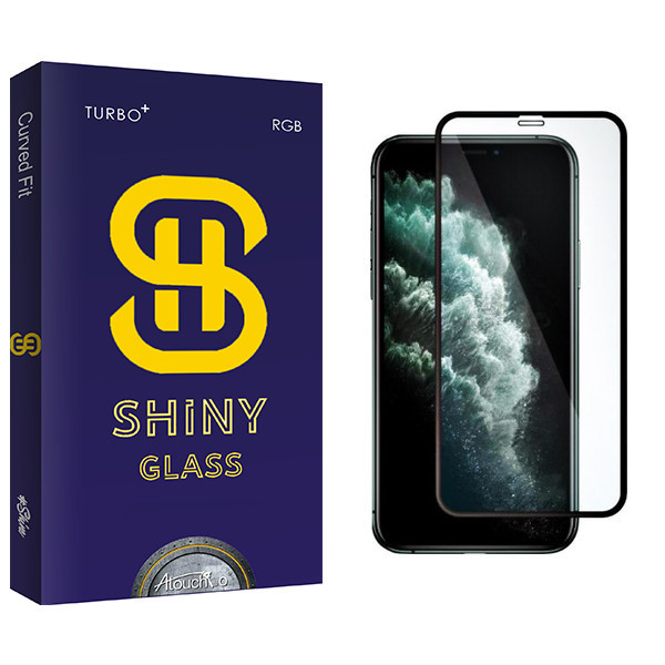 محافظ صفحه نمایش آتوچبو مدل Shiny Glass مناسب برای گوشی موبایل اپل iPhone 11 promax