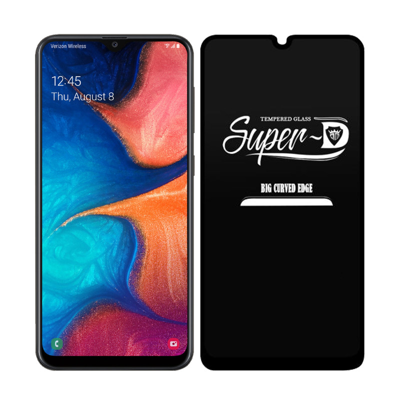 محافظ صفحه نمایش مدل SUPER-D مناسب برای گوشی موبایل سامسونگ Galaxy A20