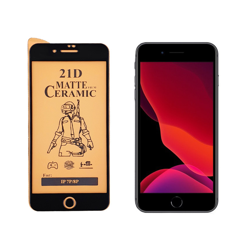 محافظ صفحه نمایش سرامیکی مات گریفین مدل FLCRM GN mo مناسب برای گوشی موبایل اپل iPhone 8 Plus