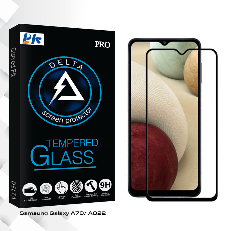 محافظ صفحه نمایش سرامیکی مات پی کی مدل Delta Glass مناسب برای گوشی موبایل سامسونگ Galaxy A70/ A022