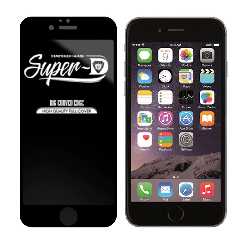 محافظ صفحه نمایش مدل Super D مناسب برای گوشی موبایل اپل iPhone 6 Plus
