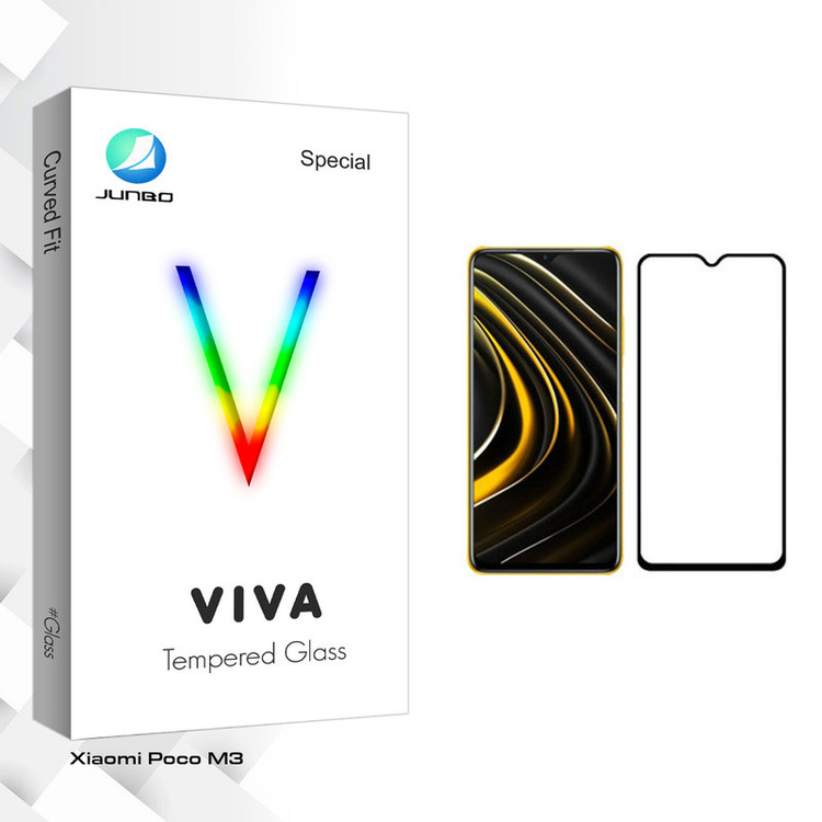 محافظ صفحه نمایش جانبو مدل Viva Glass مناسب برای گوشی موبایل شیائومی Poco M3