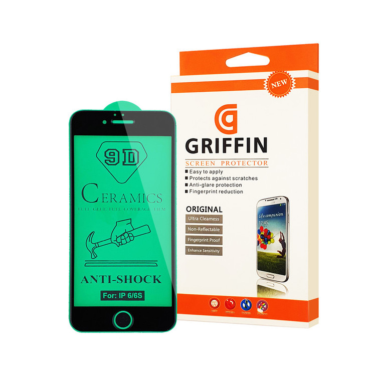 محافظ صفحه نمایش سرامیکی گریفین مدل FLCRG GN me مناسب برای گوشی موبایل اپل iPhone 6