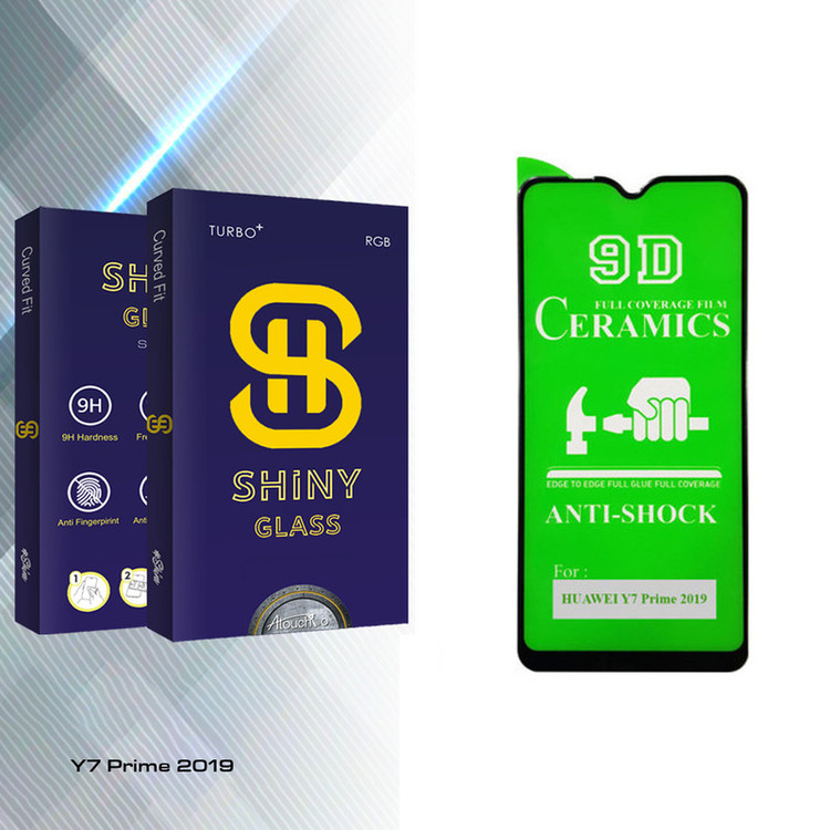 محافظ صفحه نمایش 9D آتوچبو مدل Shiny Glass مناسب برای گوشی موبایل هوآوی Y7 Prime 2019
