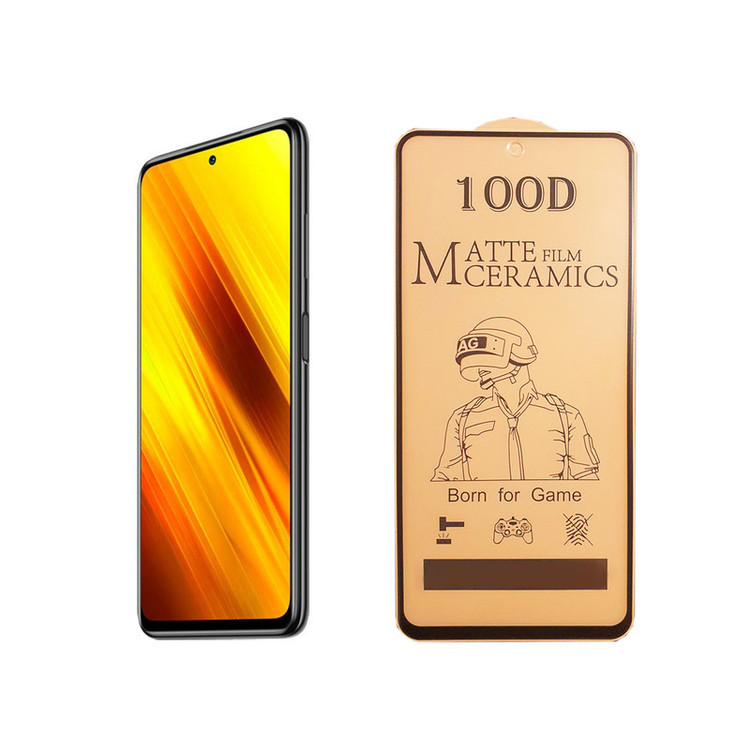 محافظ صفحه نمایش سرامیکی مات گریفین مدل FLCRM GN mo مناسب برای گوشی موبایل شیائومی Poco X3