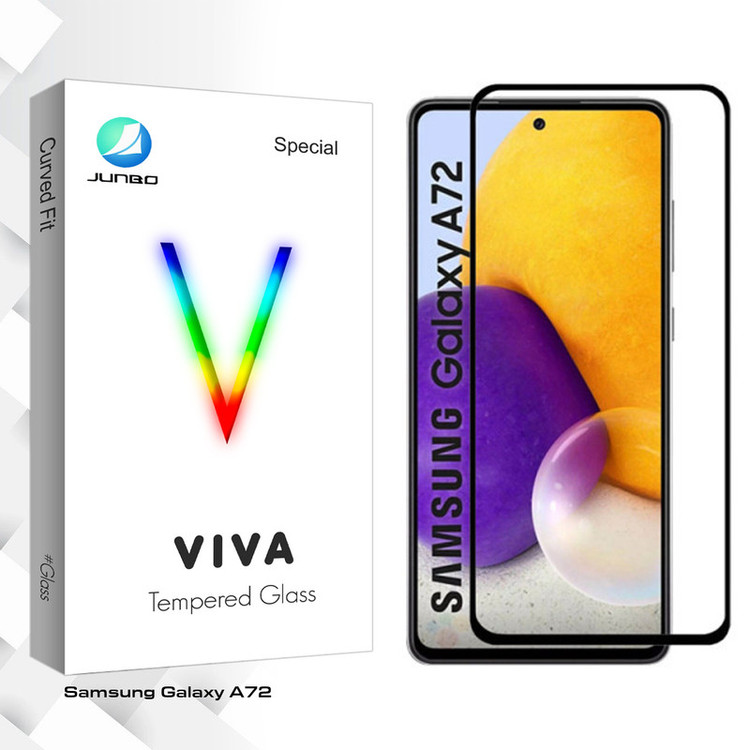محافظ صفحه نمایش سرامیکی جانبو مدل Viva Glass مناسب برای گوشی موبایل سامسونگ Galaxy A72