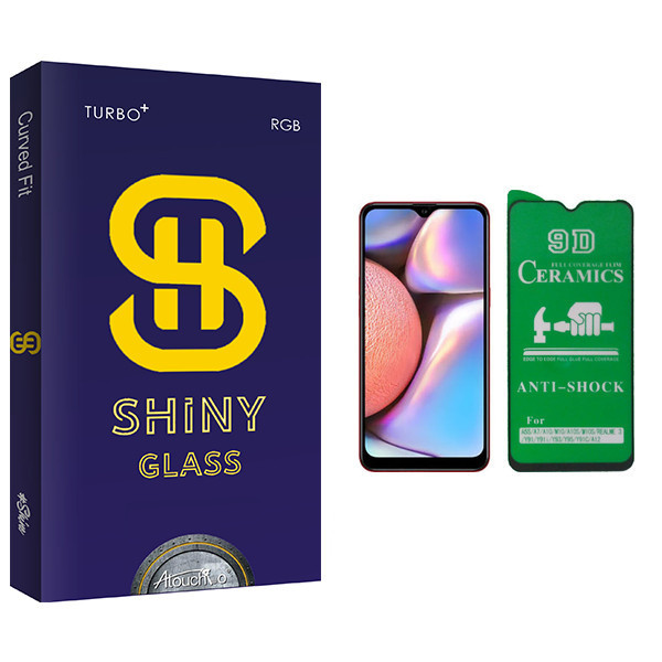 محافظ صفحه نمایش 9D آتوچبو مدل Shiny Glass مناسب برای گوشی موبایل سامسونگ Galaxy A10 / A10s / M10 / M10s