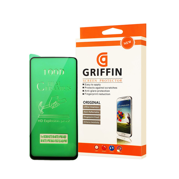 محافظ صفحه نمایش سرامیکی گریفین مدل FLCRG GN st مناسب برای گوشی موبایل شیائومی Redmi Note 9s