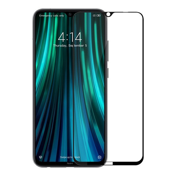 محافظ صفحه نمایش روبیکس مدل FL مناسب برای گوشی موبایل شیائومی Redmi Note 8 به همراه محافظ لنز دوربین