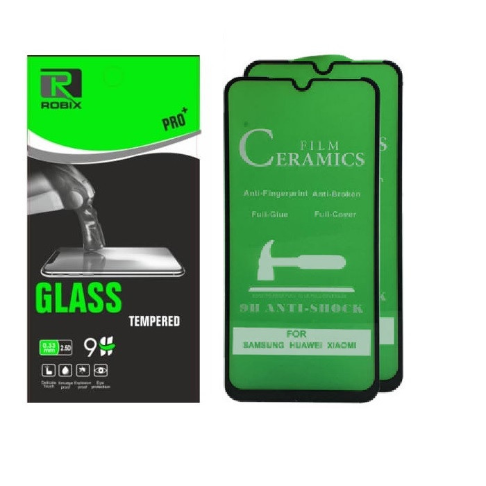 محافظ صفحه نمایش روبیکس مدل CRA71 مناسب برای گوشی موبایل سامسونگ Galaxy A71/A81/A91/S10 LITE/NOTE10 LITE مجموعه دو عددی