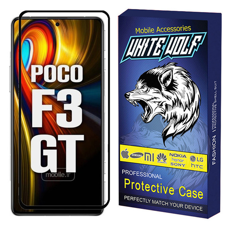 محافظ صفحه نمایش وایت ولف مدل WGF3 مناسب برای گوشی موبایل شیائومی Poco F3 GT