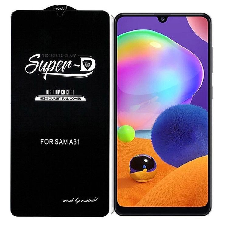 محافظ صفحه نمایش مدل super D مناسب برای گوشی موبایل سامسونگ galaxy A31