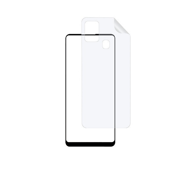 محافظ صفحه نمایش جانبو مدل 2FN مناسب برای گوشی موبایل سامسونگ Galaxy A21s به همراه محافظ پشت گوشی