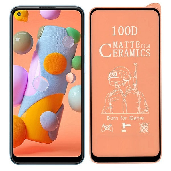 محافظ صفحه نمایش سرامیکی مات مدل FULL مناسب برای گوشی موبایل سامسونگ GALAXY A11/M11