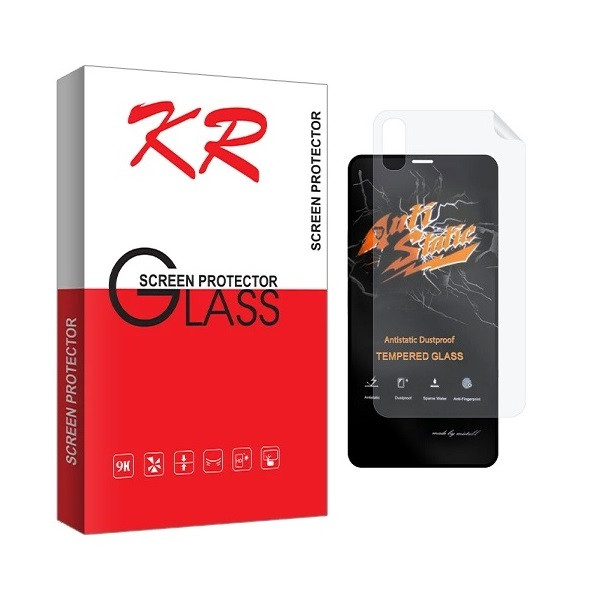 محافظ صفحه نمایش کی آر مدل  2ASN مناسب برای گوشی موبایل اپل iPhone XS به همراه محافظ پشت گوشی