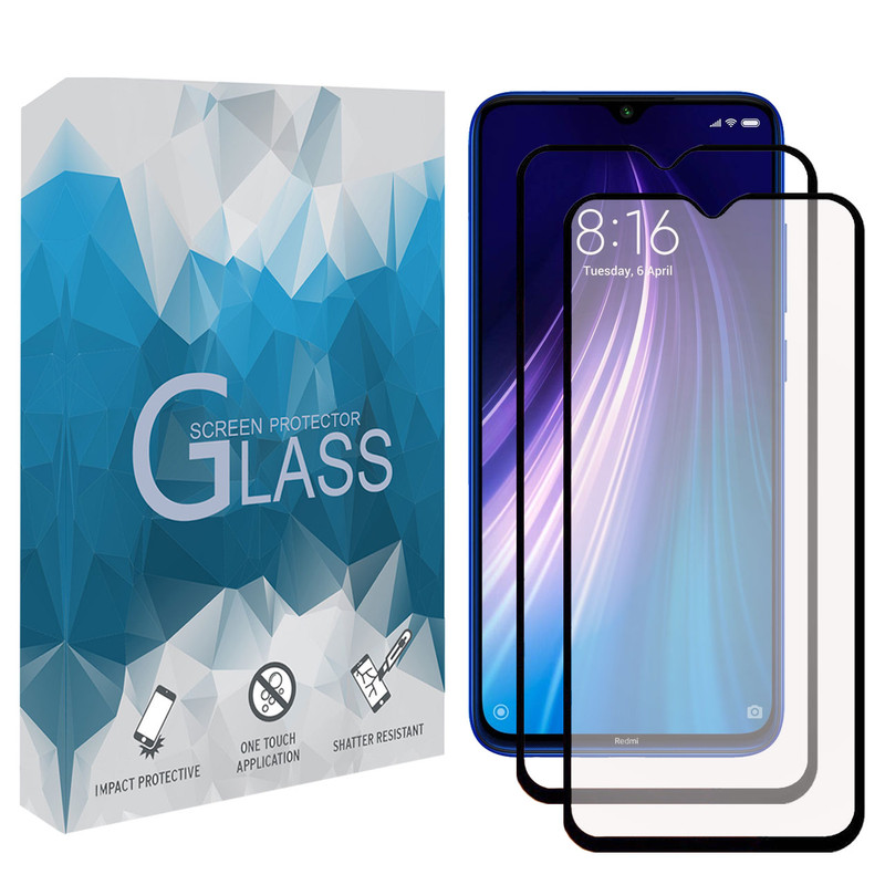 محافظ صفحه نمایش مدل FMATP مناسب برای گوشی موبایل شیائومی Redmi Note 8 مجموعه دو عددی