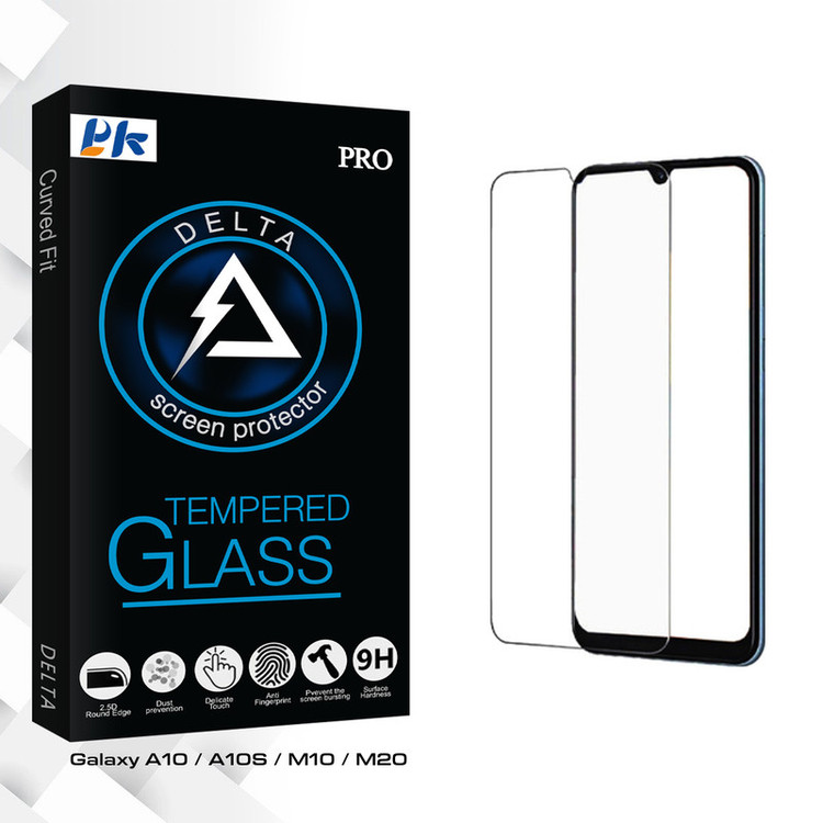 محافظ صفحه نمایش شیشه ای پی کی مدل Delta Glass مناسب برای گوشی موبایل سامسونگ Galaxy A10 / A10S / M10 / M20