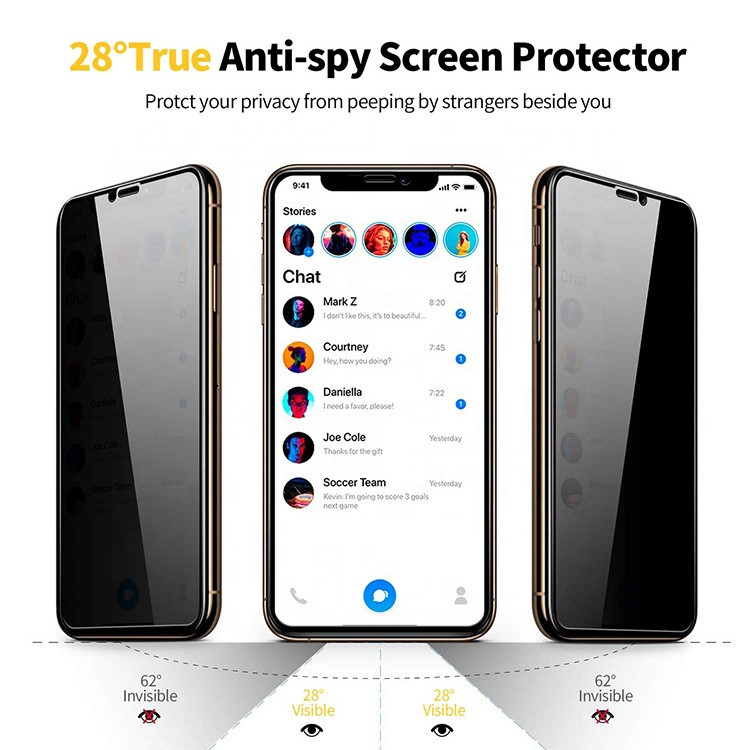 محافظ صفحه نمایش حریم شخصی مدل EMP مناسب برای گوشی موبایل سامسونگ Galaxy A10S