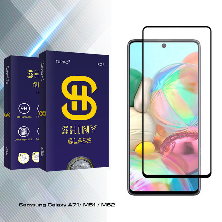 محافظ صفحه نمایش سرامیکی آتوچبو مدل Shiny Glass مناسب برای گوشی موبایل سامسونگ Galaxy A71/ M51 / M62