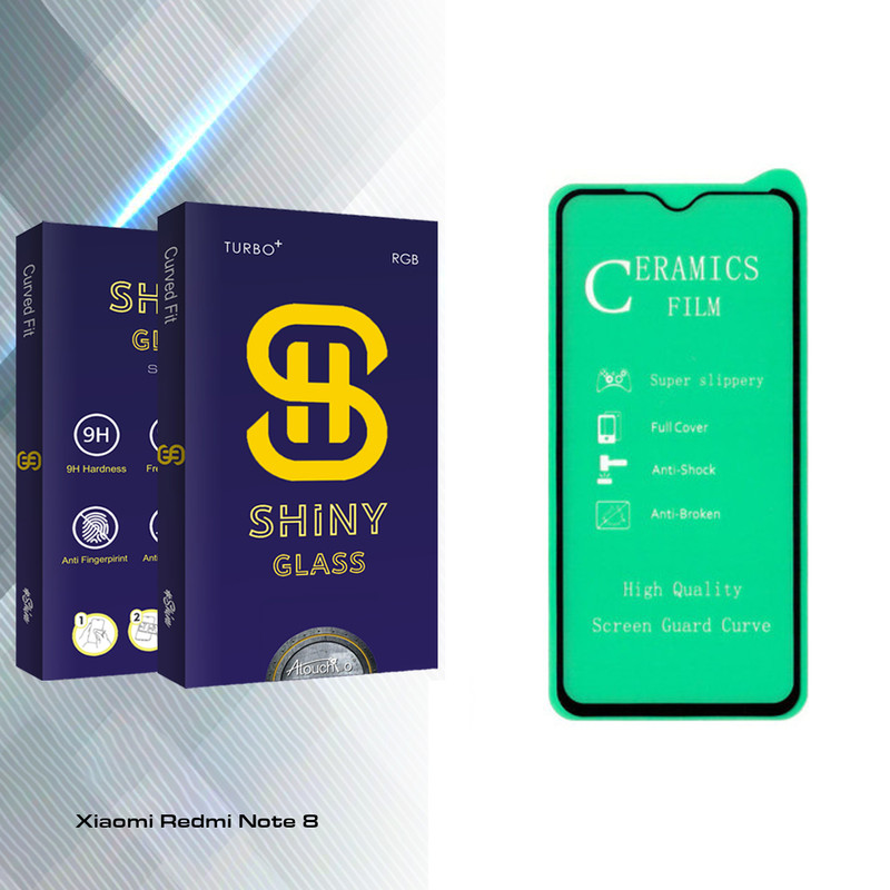 محافظ صفحه نمایش سرامیکی آتوچبو مدل Shiny Glass مناسب برای گوشی موبایل شیائومی Redmi Note 8