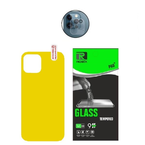 محافظ پشت گوشی روبیکس مدل SA-IP12pro مناسب برای گوشی موبایل اپل iphone 12Pro به همراه محافظ لنز دوربین
