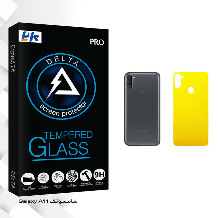 محافظ پشت گوشی پی کی مدل Delta Glass مناسب برای گوشی موبایل سامسونگ Galaxy A11