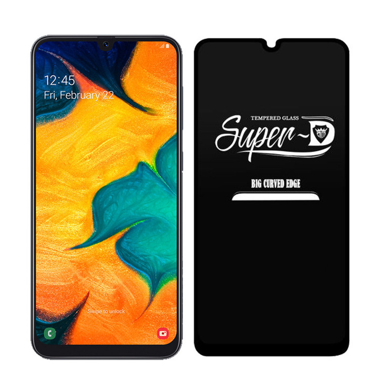 محافظ صفحه نمایش مدل SUPER-D مناسب برای گوشی موبایل سامسونگ Galaxy A30