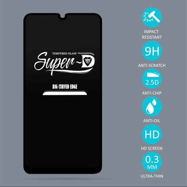 محافظ صفحه نمایش مدل SUPER-D مناسب برای گوشی موبایل سامسونگ Galaxy A30