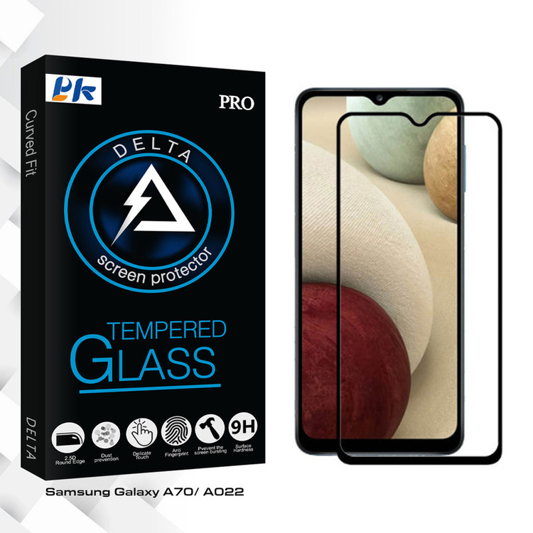 محافظ صفحه نمایش پی کی مدل Delta Glass مناسب برای گوشی موبایل سامسونگ Galaxy A70/ A022