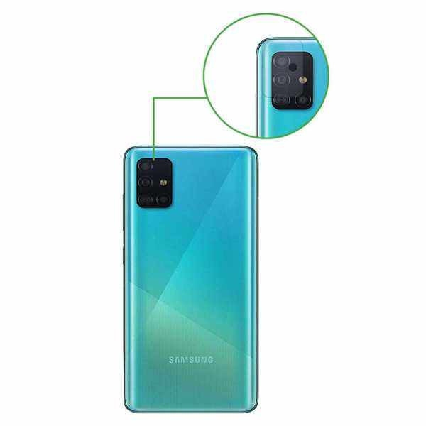 محافظ صفحه نمایش وپشت گوشی روبیکس مدل CR-A51مناسب برای گوشی موبایل سامسونگ Galaxy A51 به همراه محافظ لنز دوربین