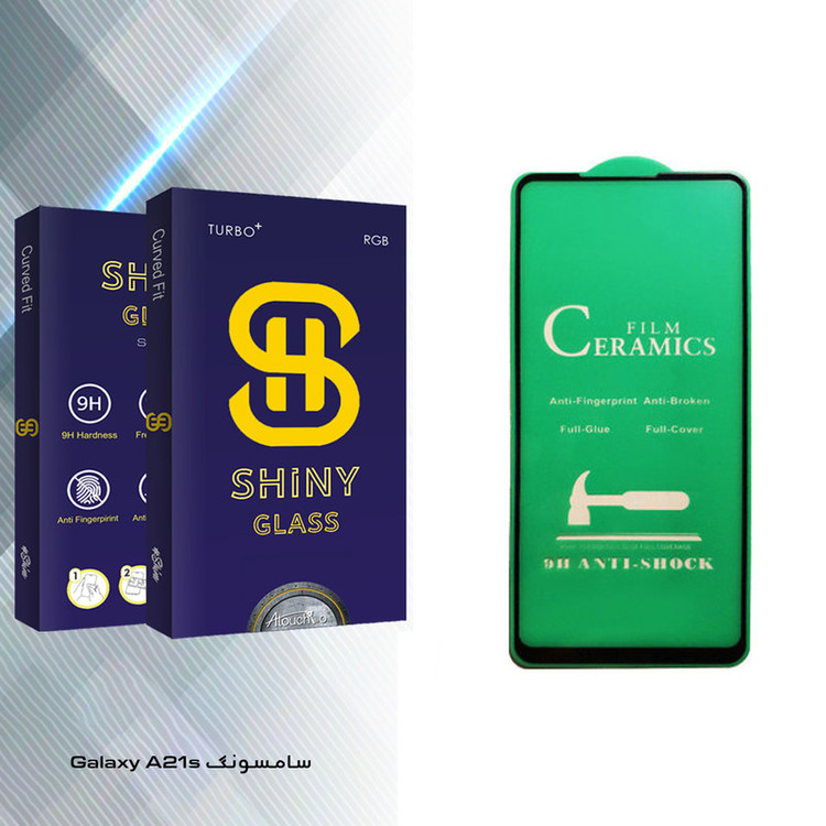 محافظ صفحه نمایش سرامیکی آتوچبو مدل Shiny Glass مناسب برای گوشی موبایل سامسونگ Galaxy A21s