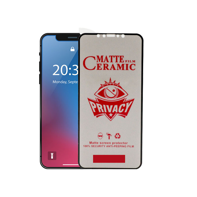 محافظ صفحه نمایش حریم شخصی مدل matte film ceramic مناسب برای گوشی موبایل سامسونگ Galaxy A20