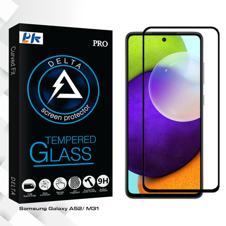 محافظ صفحه نمایش سرامیکی مات پی کی مدل Delta مناسب برای گوشی موبایل سامسونگ Galaxy A52/ M31s