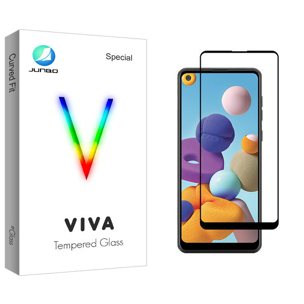 محافظ صفحه نمایش جانبو مدل Viva Glass مناسب برای گوشی موبایل سامسونگ Galaxy A21