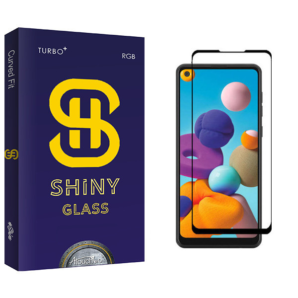 محافظ صفحه نمایش آتوچبو مدل Shiny Glass مناسب برای گوشی موبایل سامسونگ Galaxy A21s