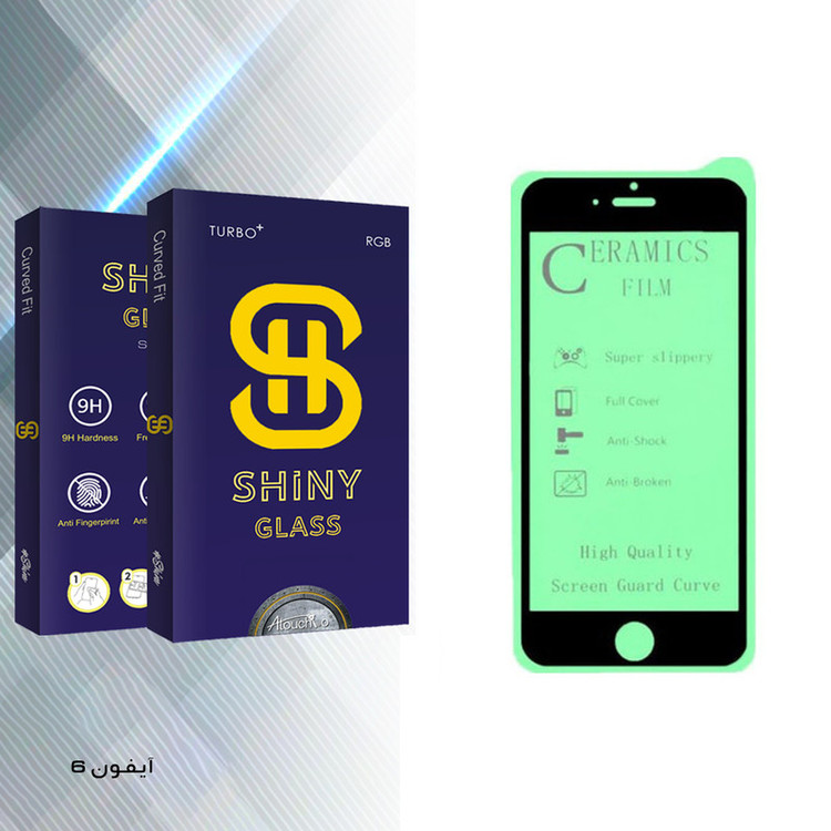 محافظ صفحه نمایش سرامیکی آتوچبو مدل Shiny Glass مناسب برای گوشی موبایل اپل Iphone 6s/6