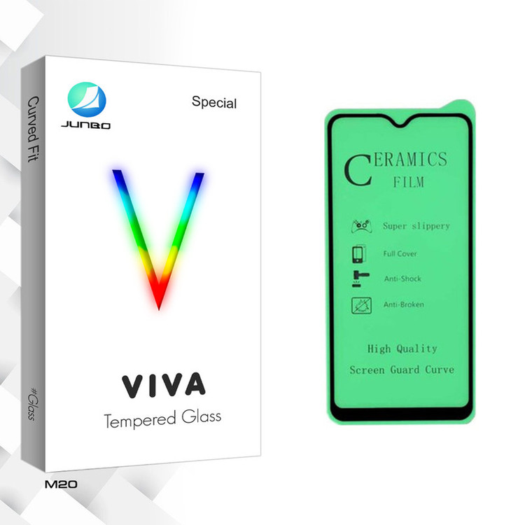 محافظ صفحه نمایش سرامیکی جانبو مدل Viva Glass مناسب برای گوشی موبایل سامسونگ Galaxy M20