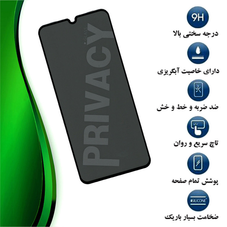 محافظ صفحه نمایش حریم شخصی تراستکتور مدل PFTA مناسب برای گوشی موبایل سامسونگ Galaxy A32 4G