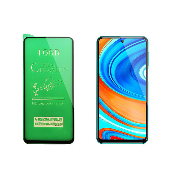 محافظ صفحه نمایش سرامیکی مدل FLCRG01me مناسب برای گوشی موبایل شیائومی Redmi Note 9 Pro