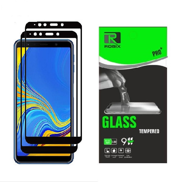 محافظ صفحه نمایش روبیکس مدل FLA مناسب برای گوشی موبایل سامسونگ Galaxy A7 2018 بسته 2 عددی